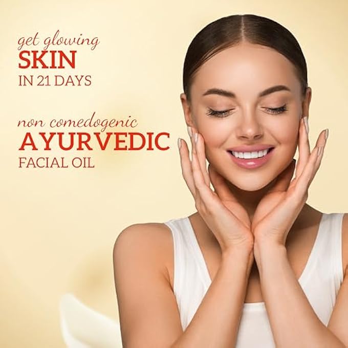 INATUR KUMKUMADI FACIAL OIL, AYURVEDIC FORMULATION, ORGANIC, ANTI-AGEING,12 ML - Image 3